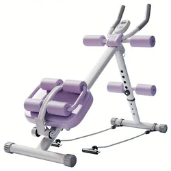 Máquina de abdominales plegable con soporte lumbar para casa