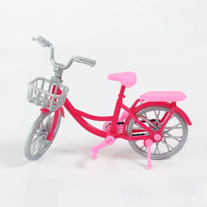 1pcs Mini Simulation Princess Bicycle Girl Play House Doll Accessories Toy Bicycles Creative Dollhouse Scene Decoration Prop - imagen 3