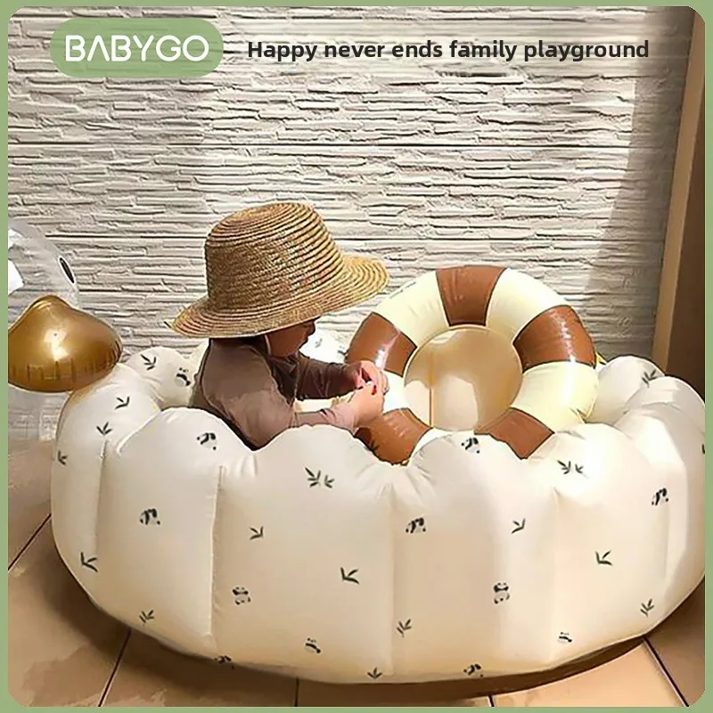 Piscina inflable de bolas oceánicas, parque infantil interior para bebés, piscina de PVC blando multiusos con diseño de seguridad, aislamiento de doble capa, no tóxica