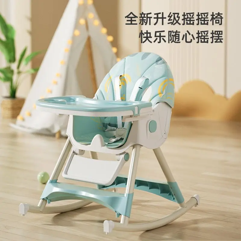 Silla de comer multifuncional ajustable para bebé y niño - imagen 4