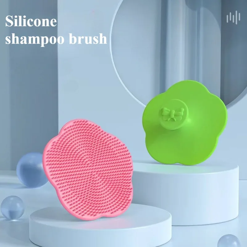 Cepillo de baño para bebé, cepillo para cuna de bebé, cepillo de masaje de silicona, depuradores de silicona, cepillo exfoliante, depurador de piel, esencial para bebé - imagen 2