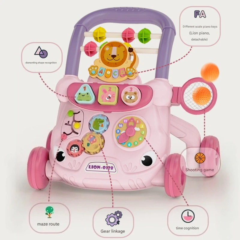 Andador bebé 4 en 1 con vaso – Asistente para caminar desde 18 meses - imagen 2