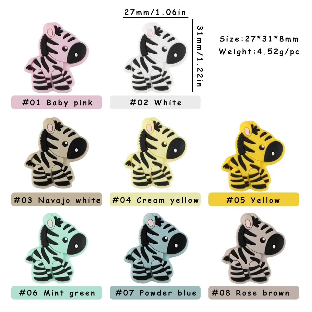 10pcs Zebra Mix