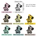10pcs Zebra Mix