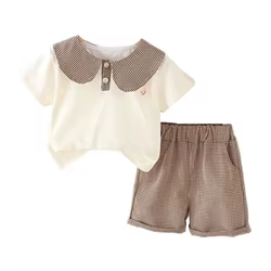 Nueva ropa de verano para niñas, traje, camiseta para niños, pantalones cortos, 2 unids/set, ropa para niños, disfraz informal de moda para niños pequeños, trajes infantiles