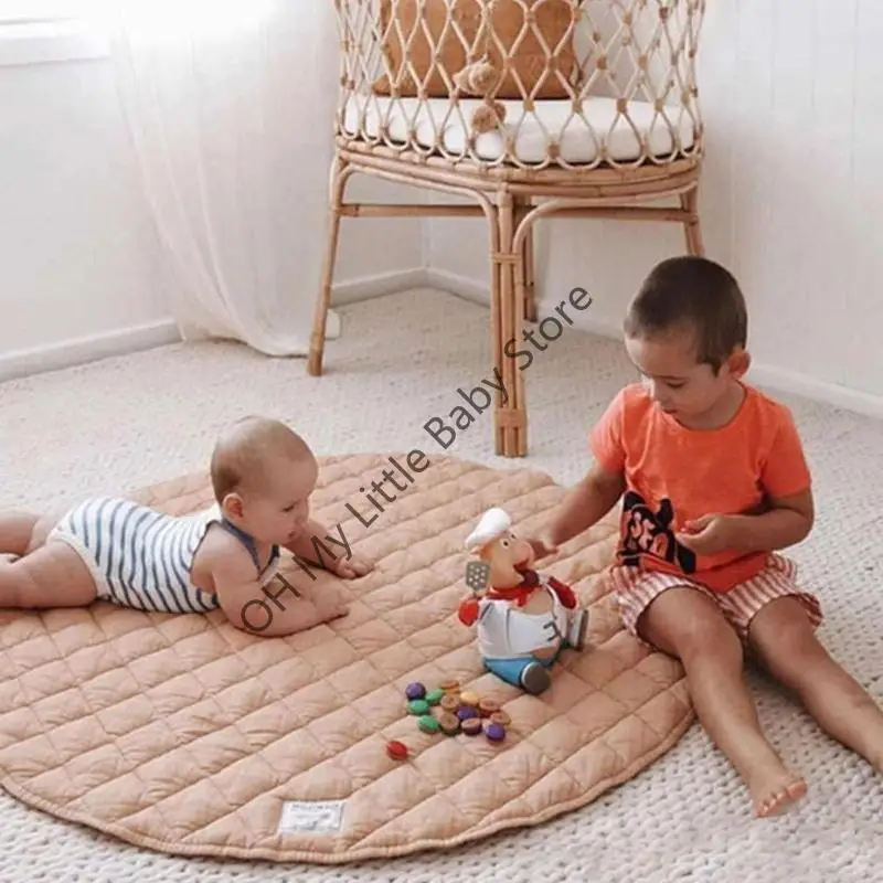 M76C almohadilla suave para gatear Color sólido, almohadilla suelo para bebé, almohadilla gimnasio para jugar, alfombra - imagen 3