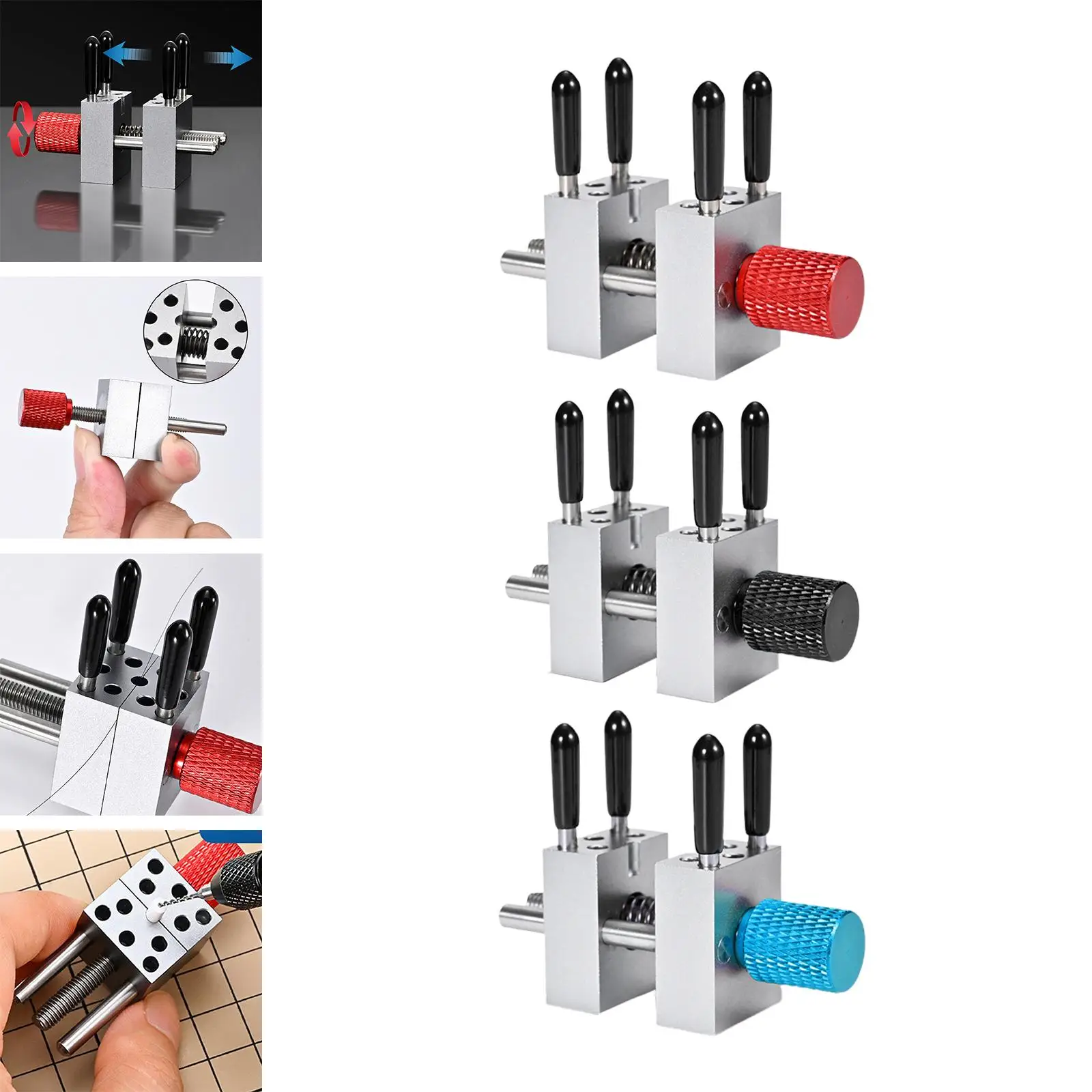 Handheld Metal Vise Bench Clamp for Model Parts Engraving Cutting Watch DIY