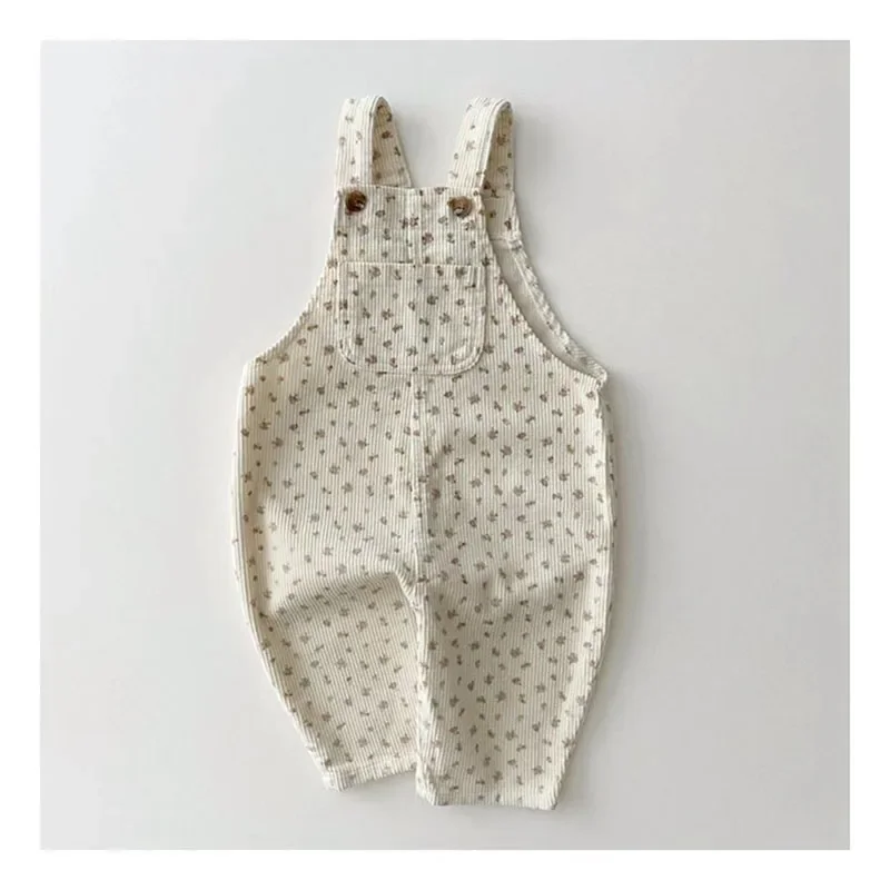 MILANCEL Mono floral con tirantes para niña (3 meses-3 años) - imagen 3
