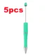 5pcs glitter mint