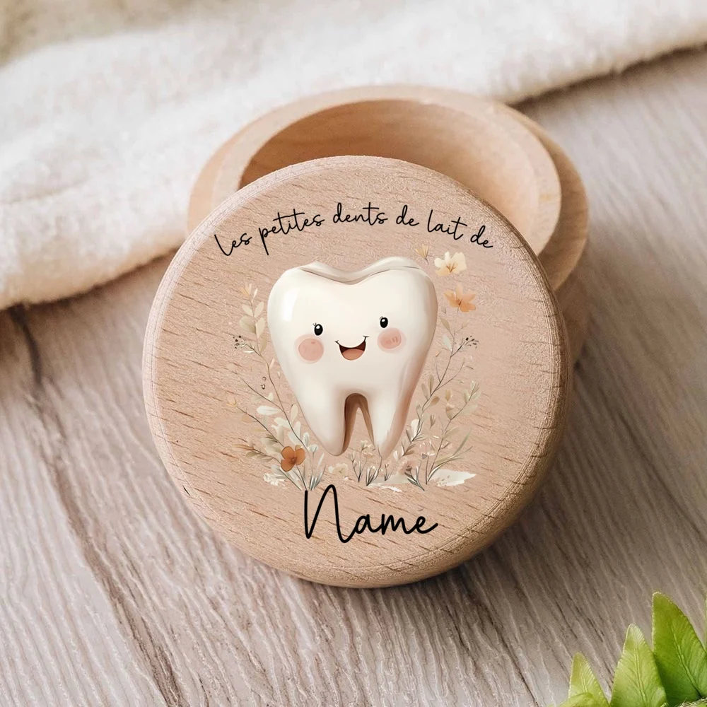Caja de dientes bebé personalizada en madera – Recuerdo para regalo - imagen 5