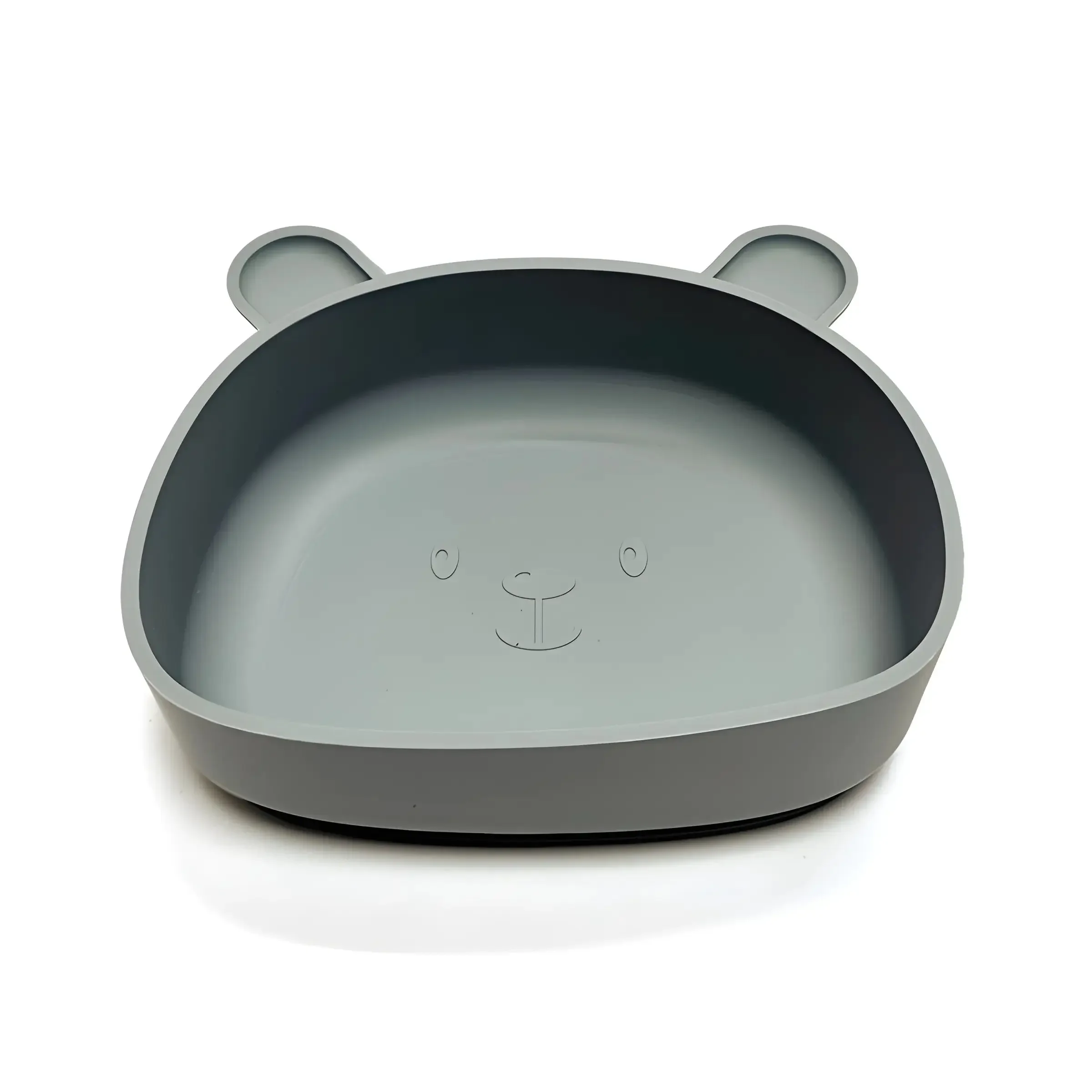 Plato infantil de silicona con ventosa - oso, a prueba de caidas - imagen 3