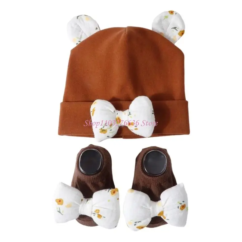 Sweet Little Headwear conjunto de gorro bebé transpirable unisex - imagen 3