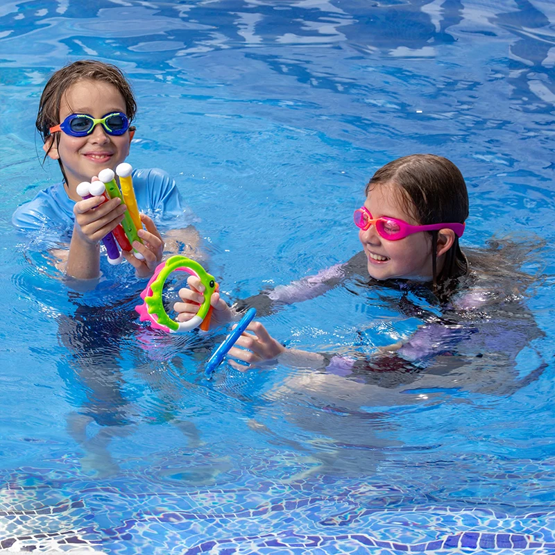 Set buceo infantil para piscina – Juguetes verano colores vivos - imagen 3