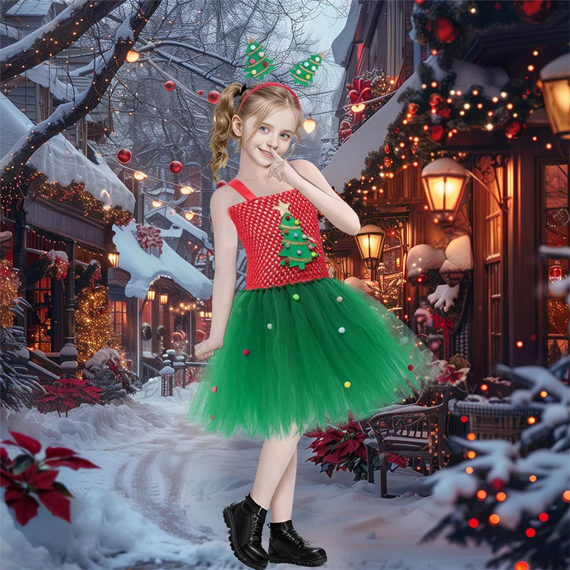 Vestido princesa de tul para niña: ideal Navidad, fiestas o Carnaval - imagen 4