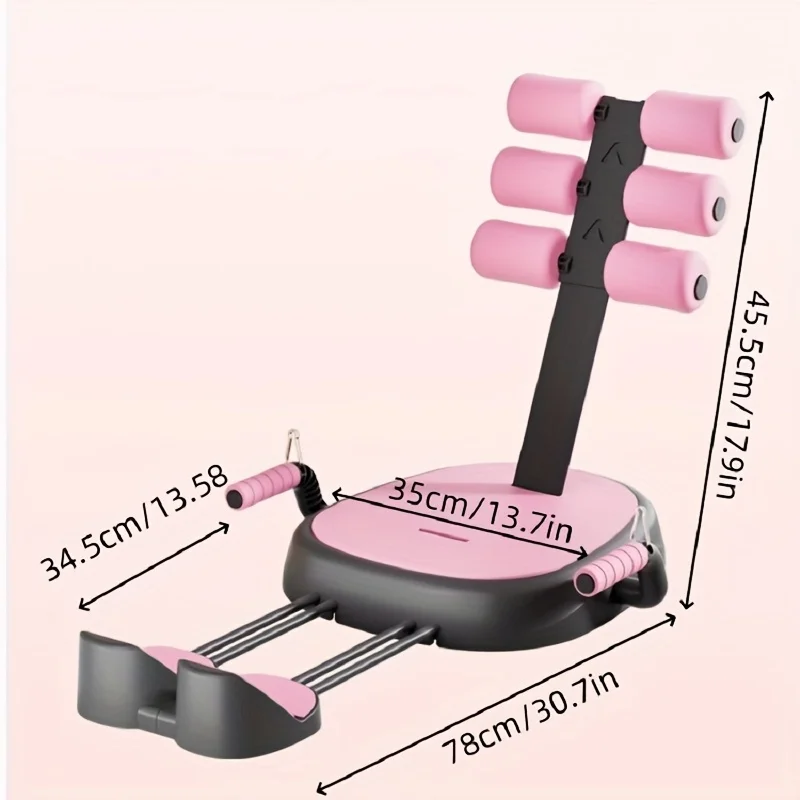 Máquina de abdominales con bandas de resistencia para core en casa - imagen 4