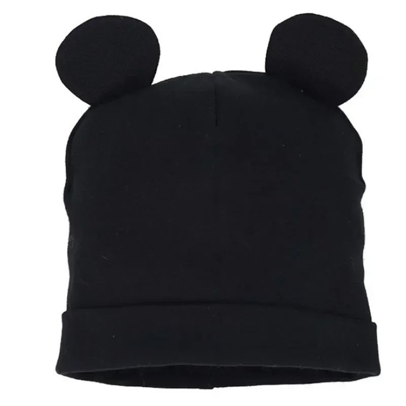 Gorro de bebé con orejas de osito – Algodón suave para recién nacidos - imagen 2