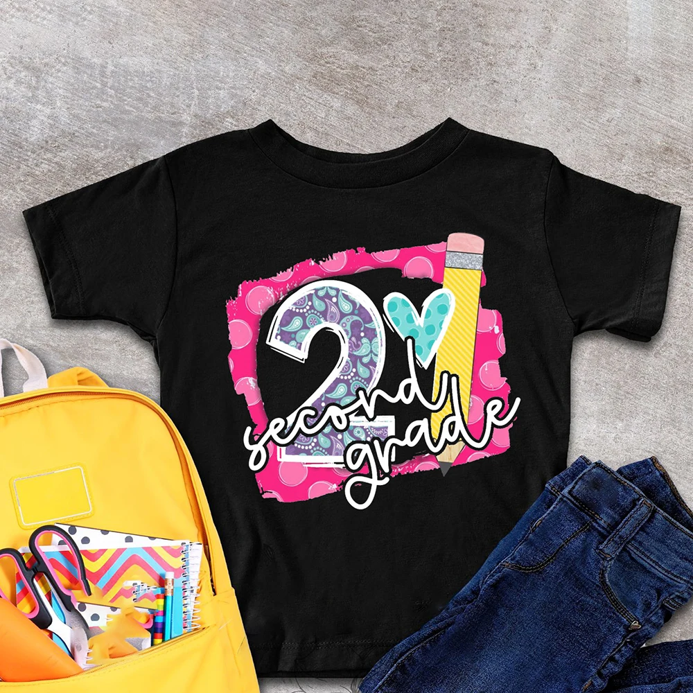 Camisa de primer/segundo grado para niñas, camisa de primer/segundo grado, camisas de primer/segundo grado, camiseta de regreso a la escuela, Linda camiseta escolar, regalo para niños