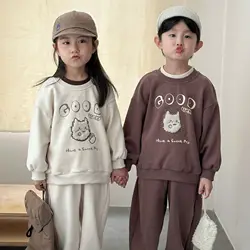 Conjunto otoño infantil: sudadera, jersey y pantalón de manga larga