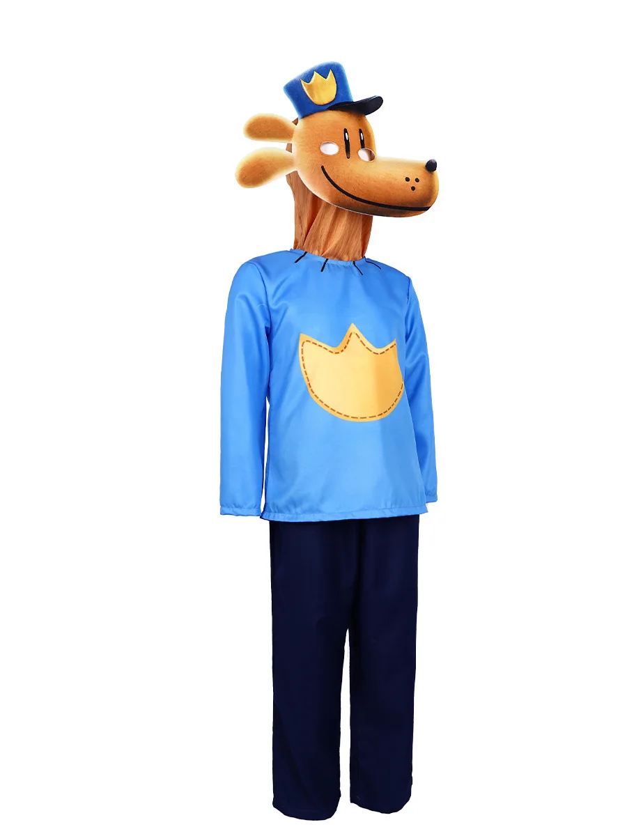 Disfraz infantil Dog Man de talla única para Halloween y Carnaval