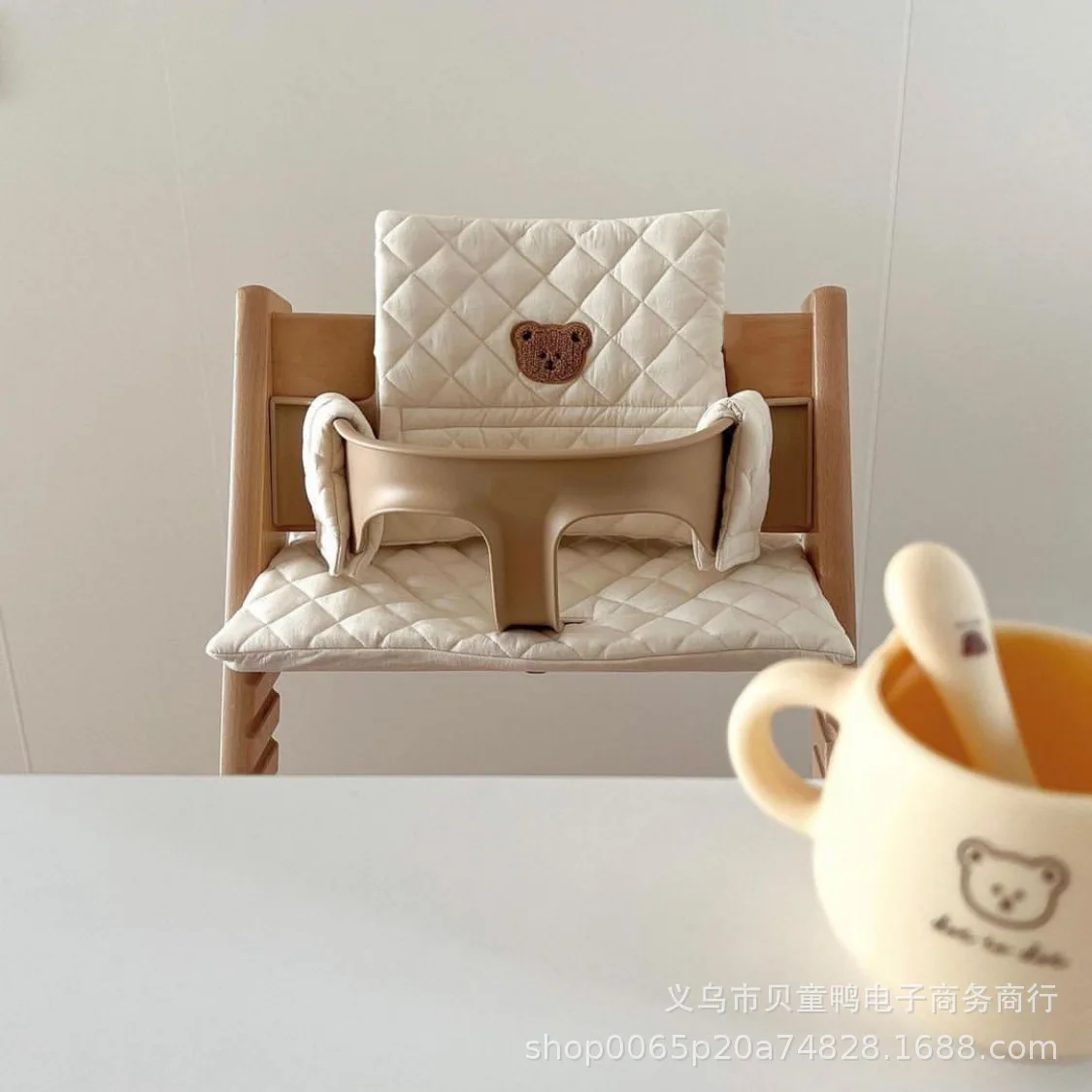 Cojín de algodón para silla de comedor de bebé, almohadilla de invierno, Corea del Sur, stok ke trippe - imagen 4