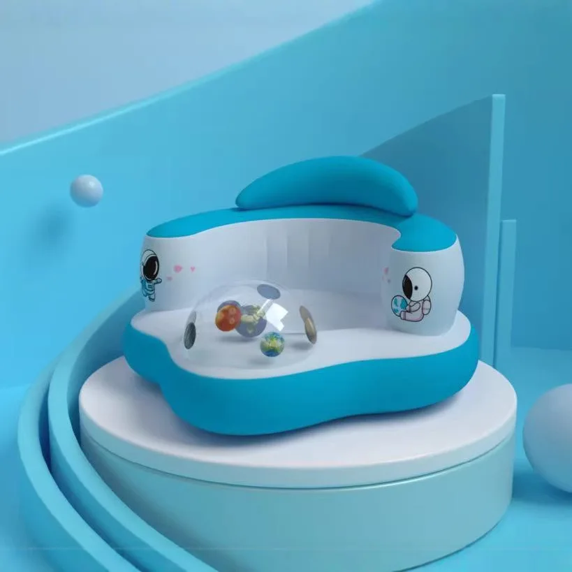 Silla de baño inflable portátil multifuncional para bebé