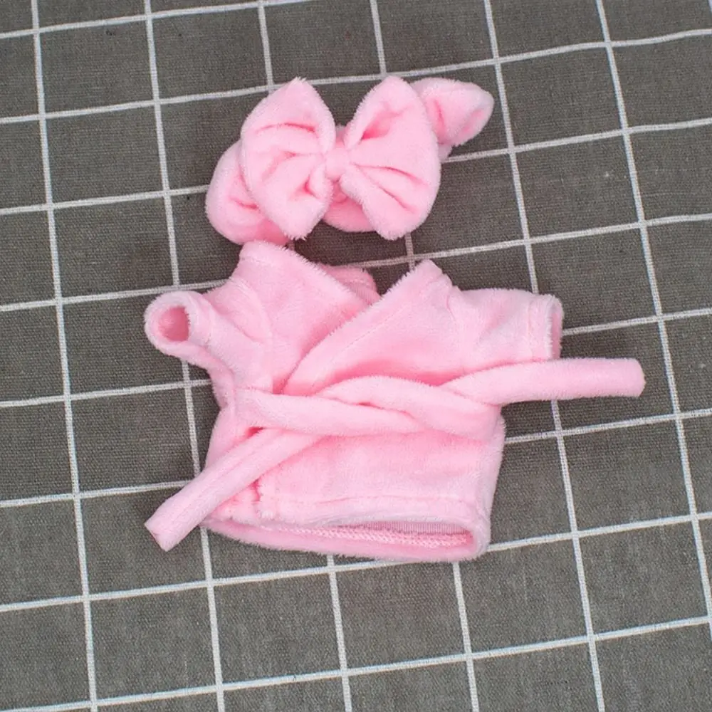 Conjunto de ropa para muñecas: pijama de terciopelo con diadema 15-20 - imagen 4