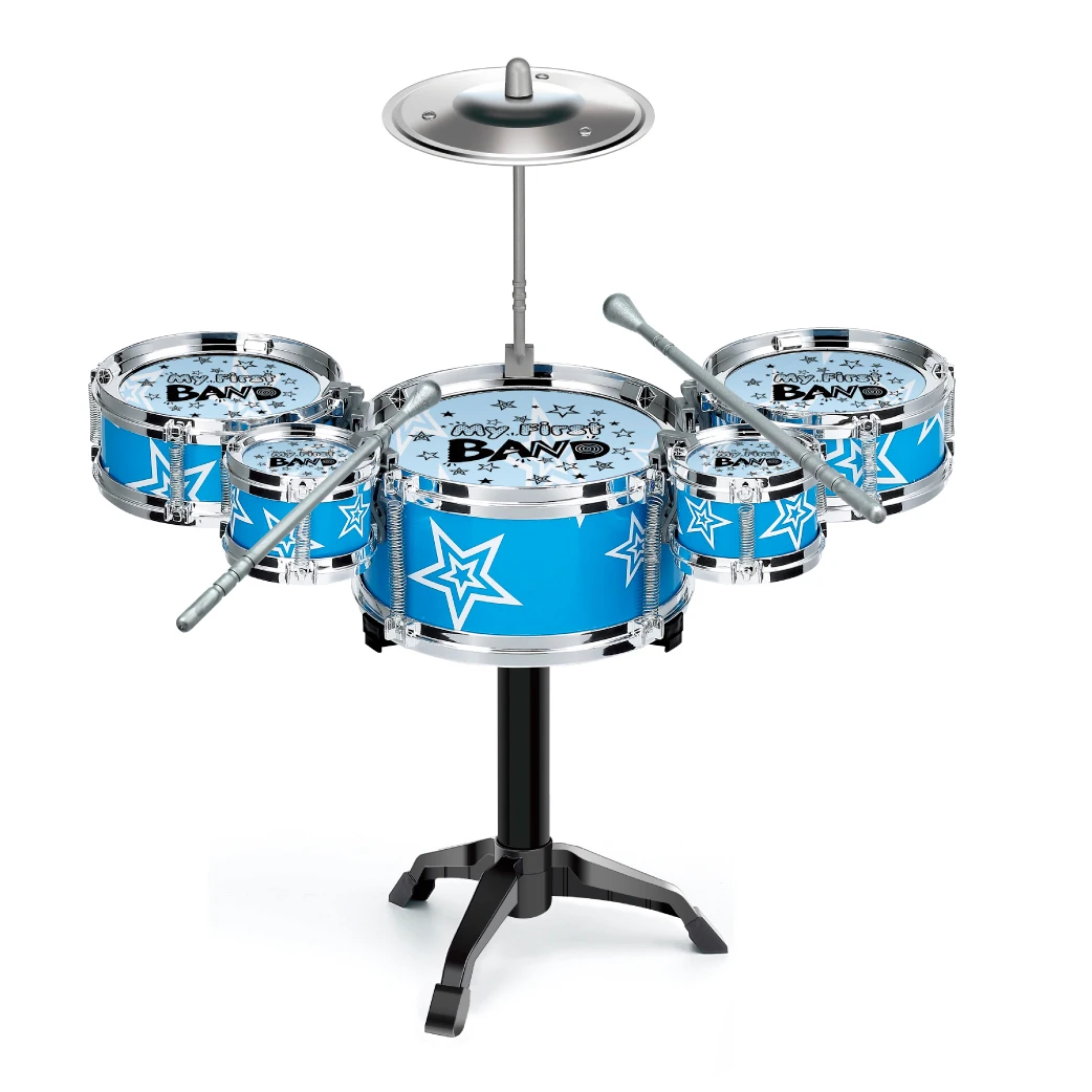 Juegos de batería para niños principiantes, juguetes para niños, tambores dinámicos de jazz para instrumentos de percusión occidental - imagen 2