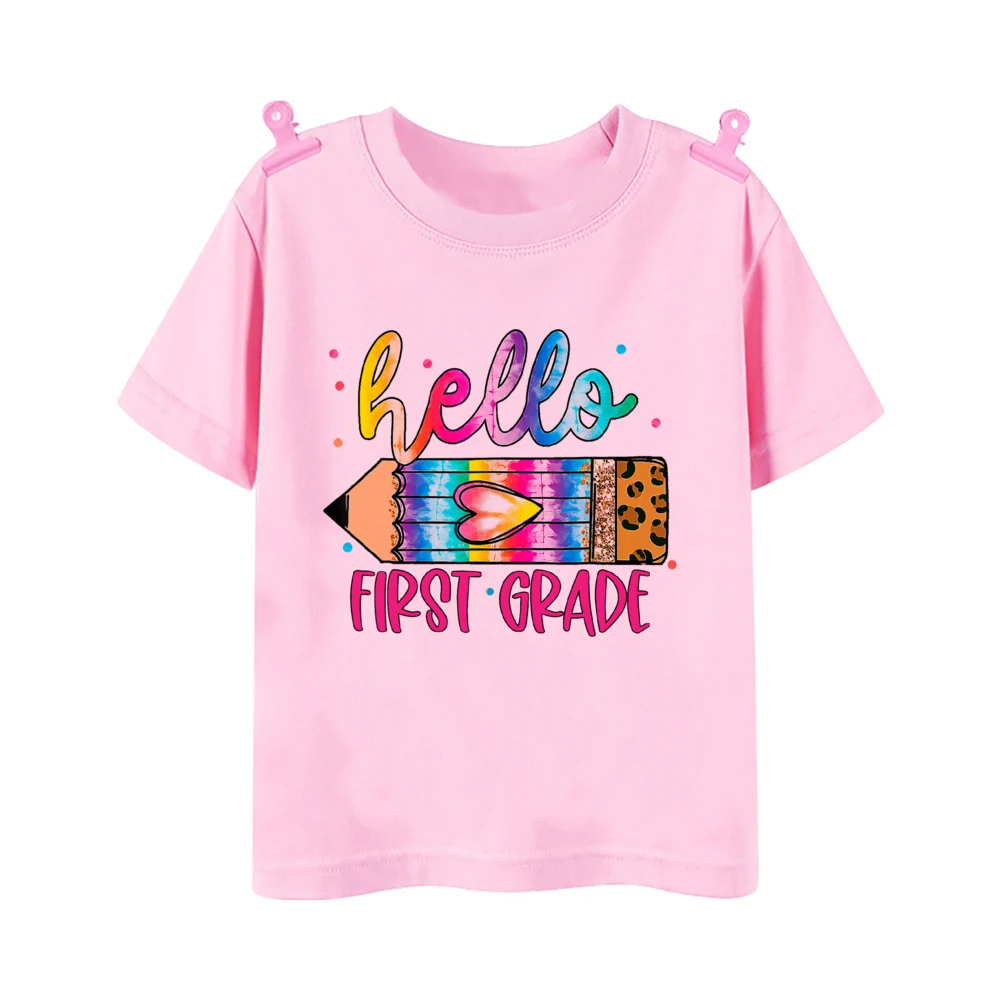 Camiseta de leopardo manga corta para niños 1a-5a - Regreso a clase - imagen 4