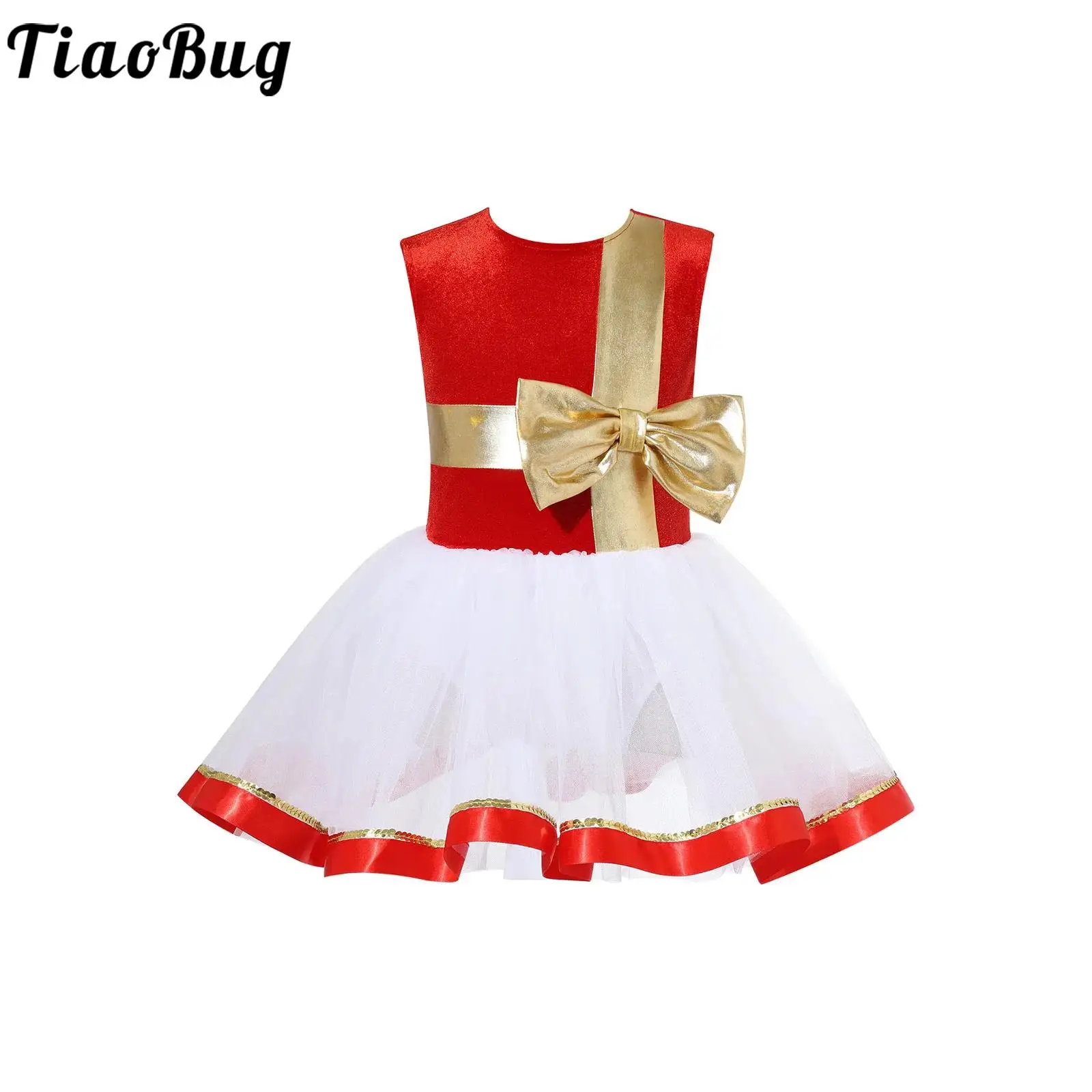 Vestido tutú ballet niña - Traje de baile navideño
