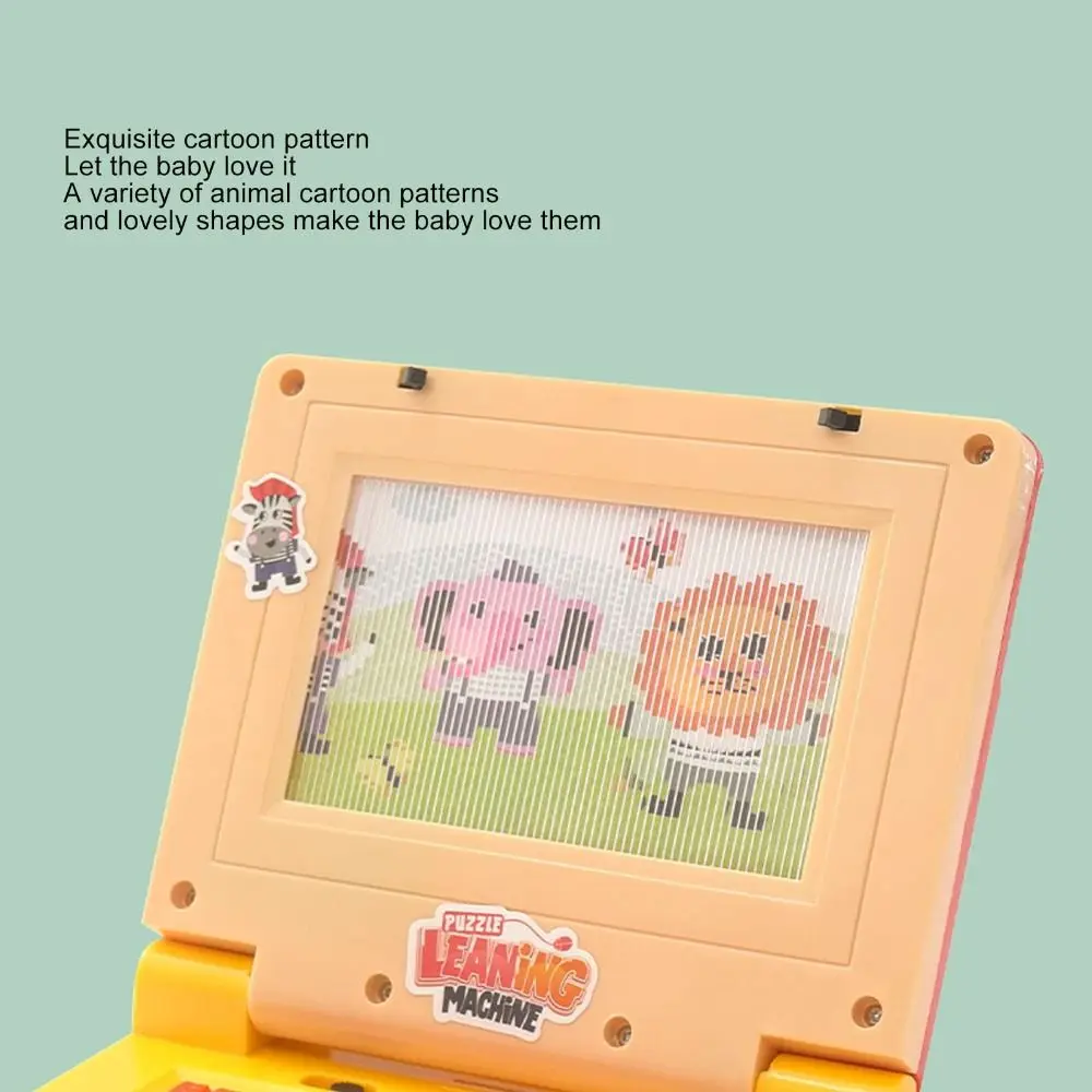 Portátil educativo de juguete con pantalla LED y música para niños
