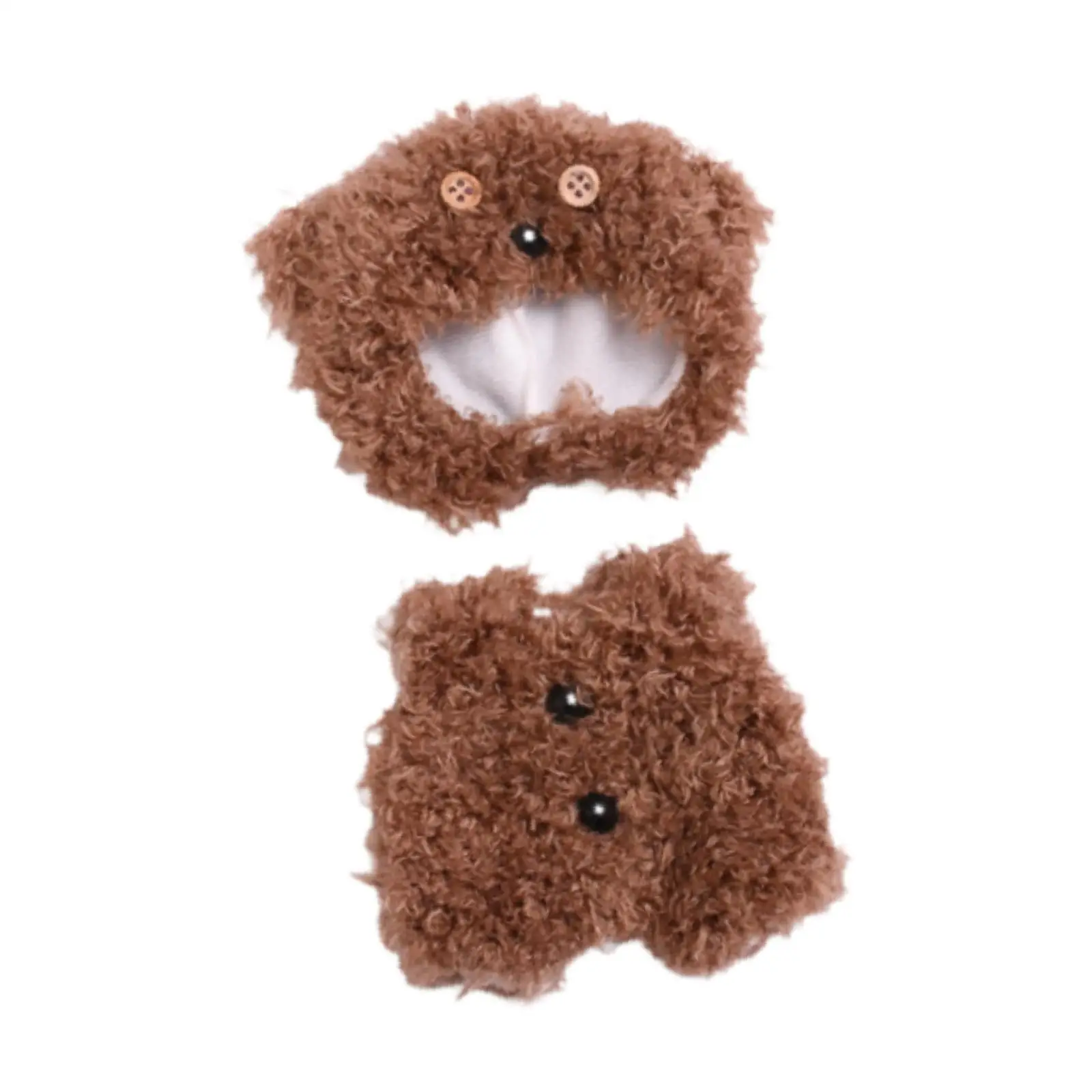 Plush Doll Clothes Plush Doll Accessories Soft Doll Outifits for 17cm Dolls