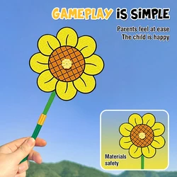 Aspersor de girasol, aspersor de mariposa con flores de baile loco, rociador de agua giratorio 360 para riego de césped y patio, aspersor de jardín