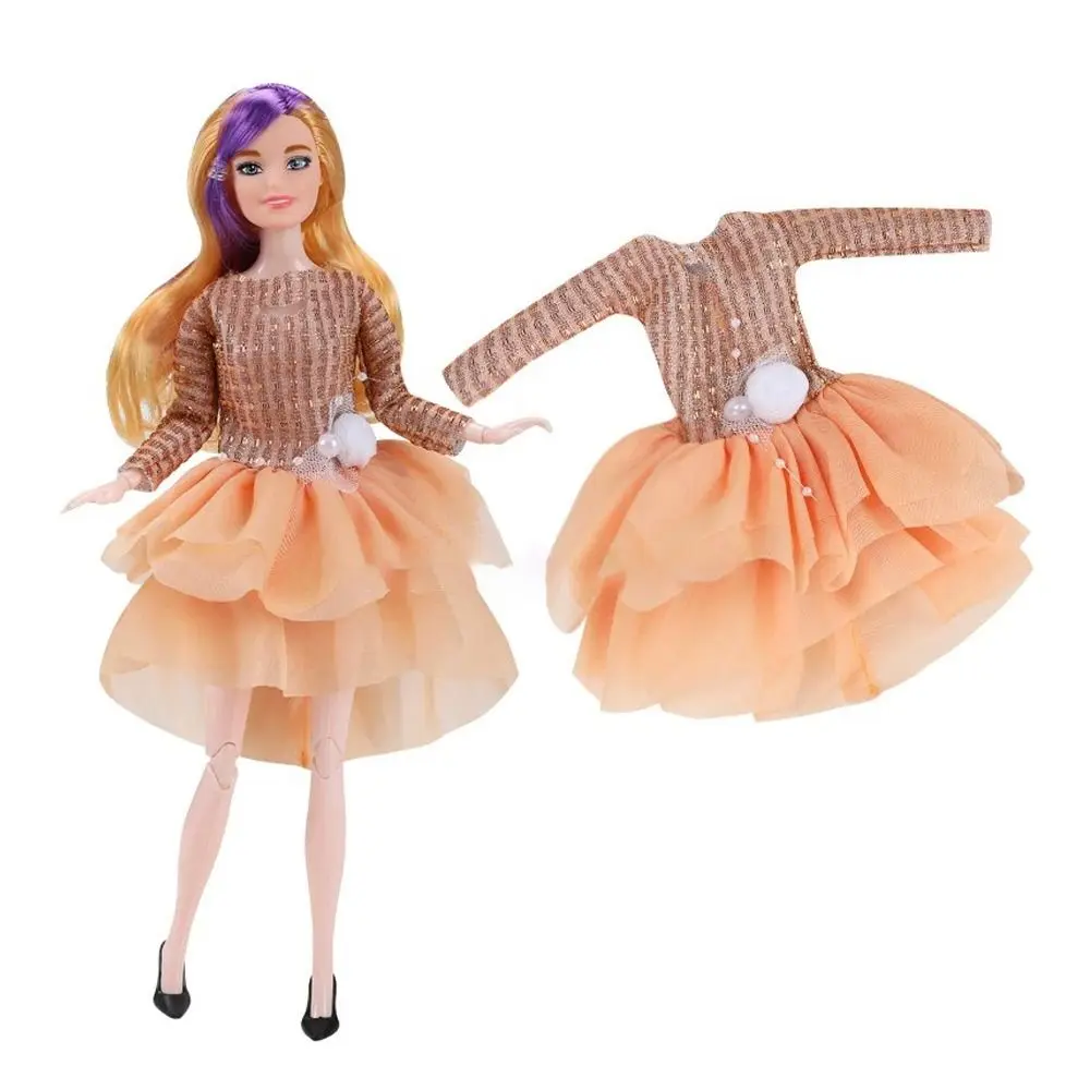 Vestidos de princesa con falda de malla para muñecas - imagen 4
