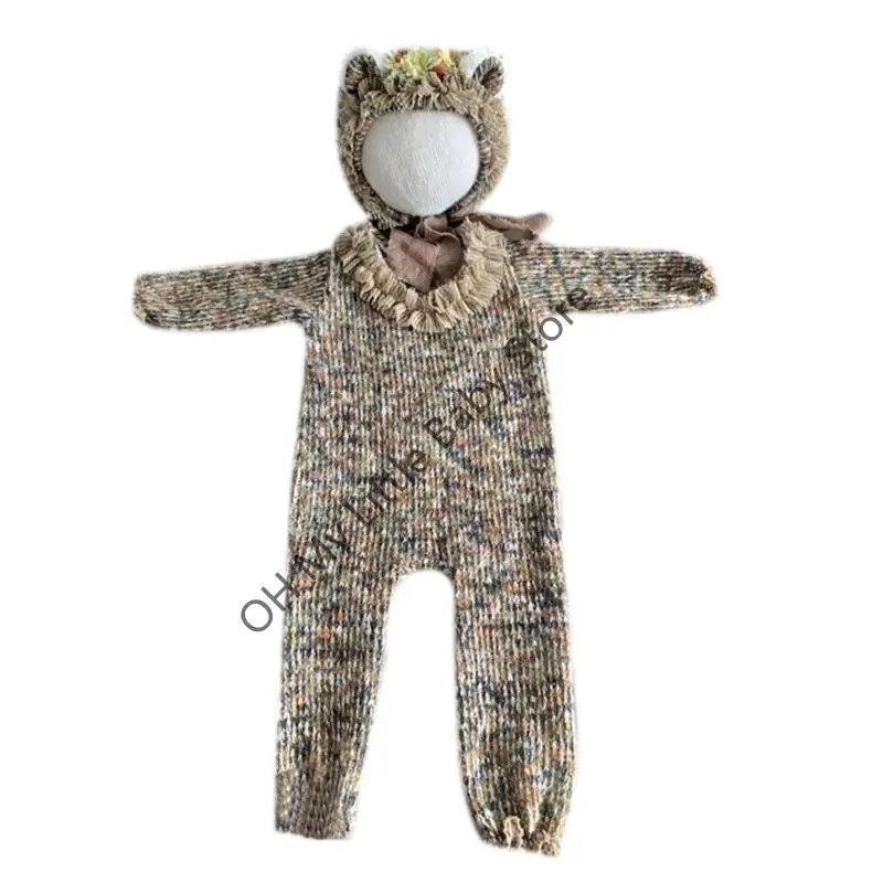 M76C actualizado los accesorios fotografía recién nacidos trajes sesión fotos del bebé del algodón del algodón - imagen 4