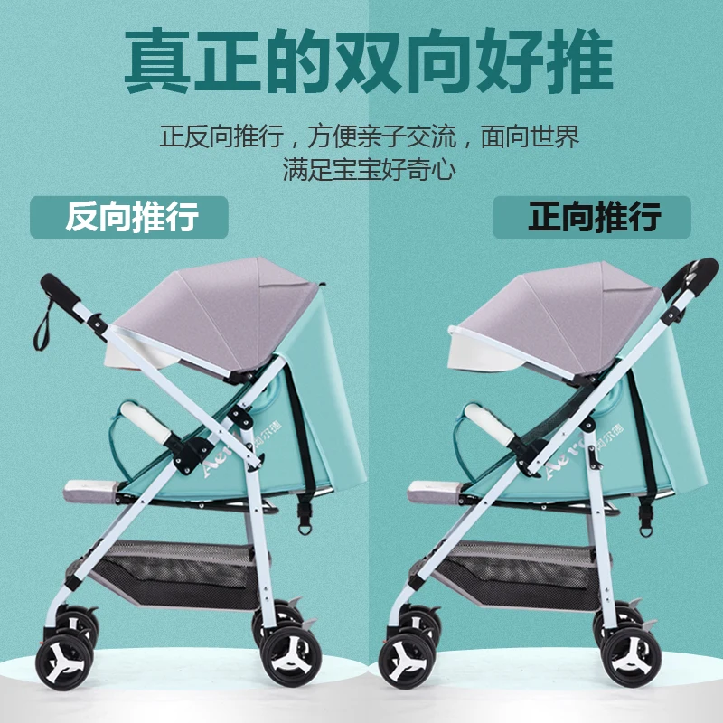 Cochecito gemelo plegable ultraligero – Posiciones sentado y tumbado - imagen 5