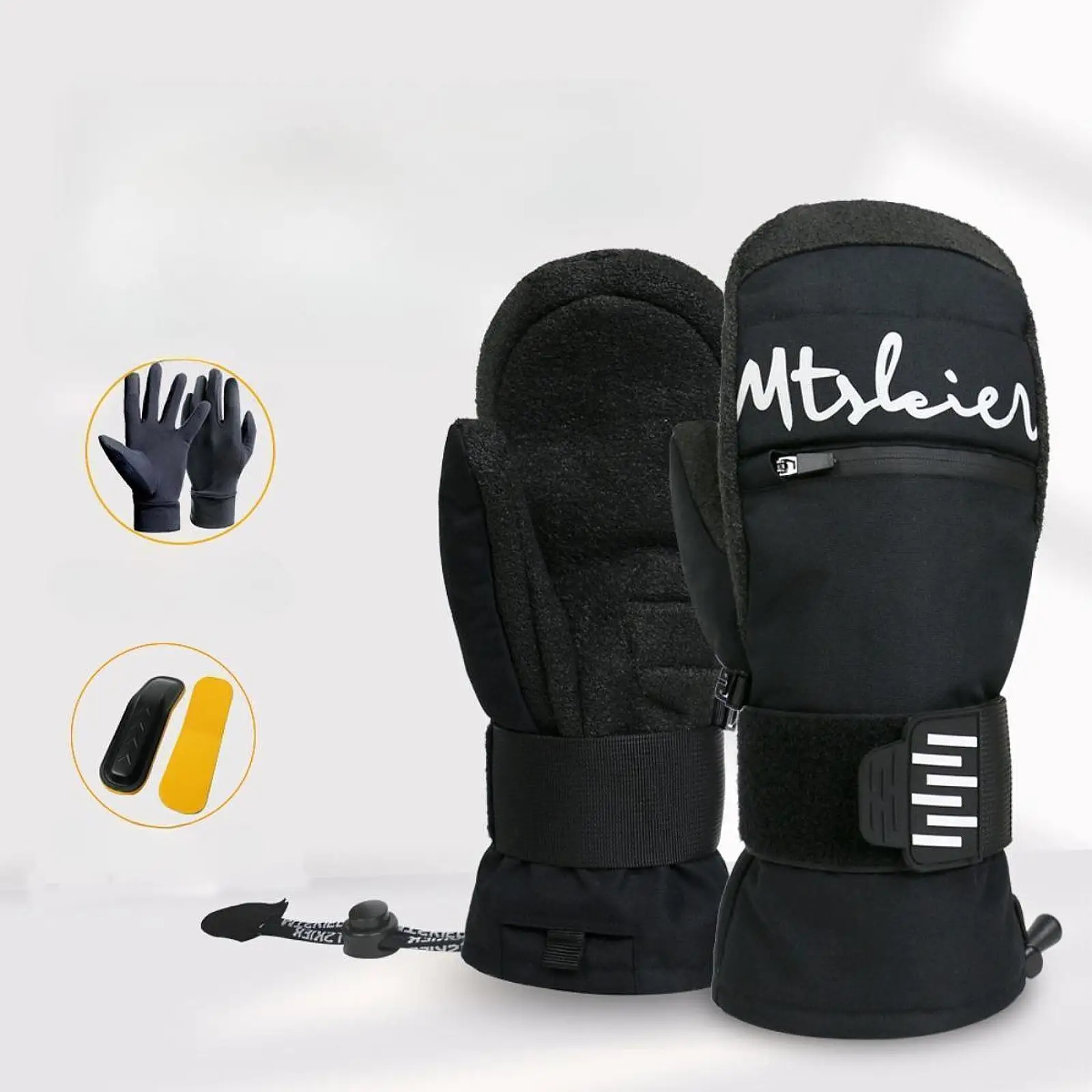 Ski Gloves Waterproof Warm Skiing Equipment Winter Gloves Men Women for Running Mountain Climbing Skiing Skating Snowmobiling