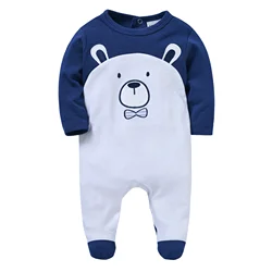 Kavkas-Mono Pelele estampado de algodón para bebé