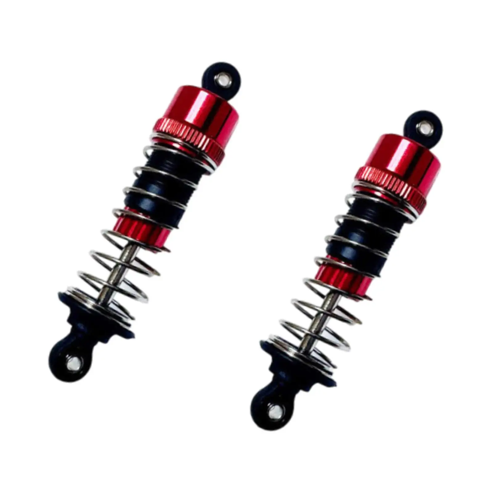 2 Pieces RC Car Front Hydraulic Shock Absorbers Professional Spare Parts RC Accessory for 16207 16208 16209 16210 1:16 RC Car