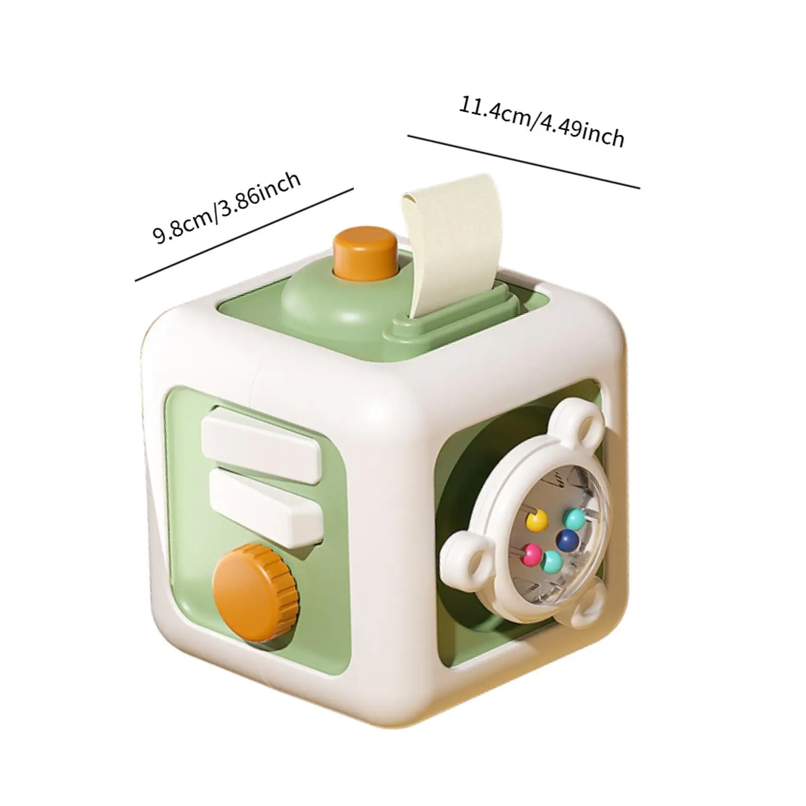 Busy Cube Travel Developmental Early Education Activity Cube Sensory Toys for Toddlers for Toddlers Boys Girls Kids 1-3 Infant