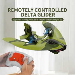 Avión teledirigido RC con luces, espuma resistente y control remoto