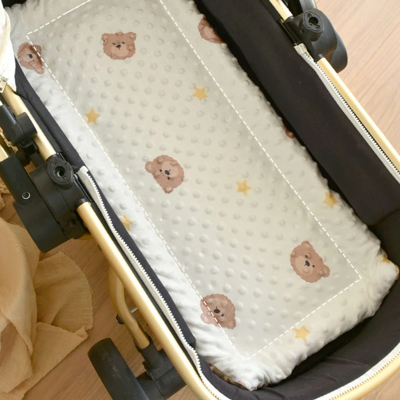 Forro de asiento cochecito universal grueso – Cálido para bebé - imagen 2