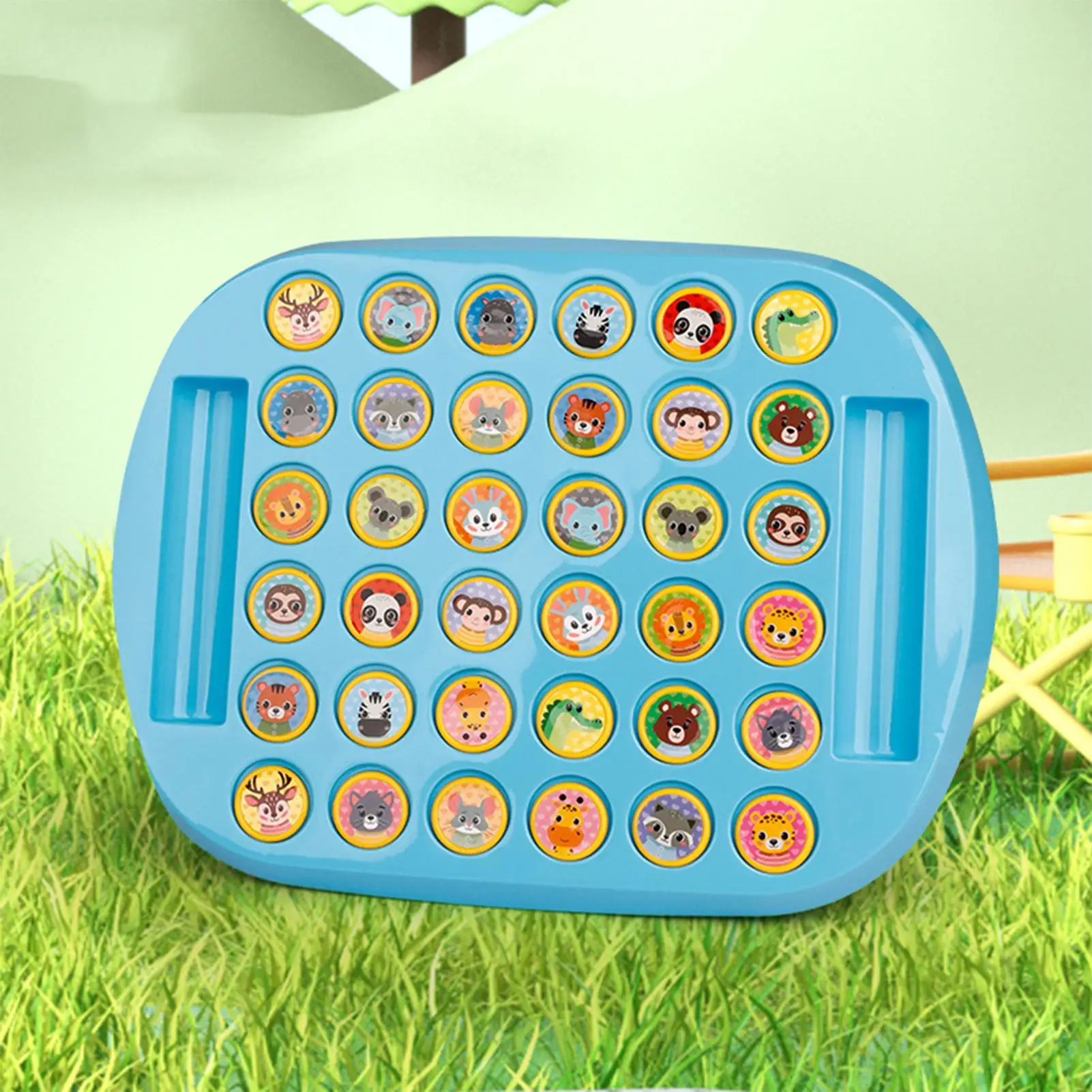 Juego de memoria a juego con diseño de frutas y animales, juguetes educativos, juego de mesa de estrategia a juego para niños pequeños y familia - imagen 5