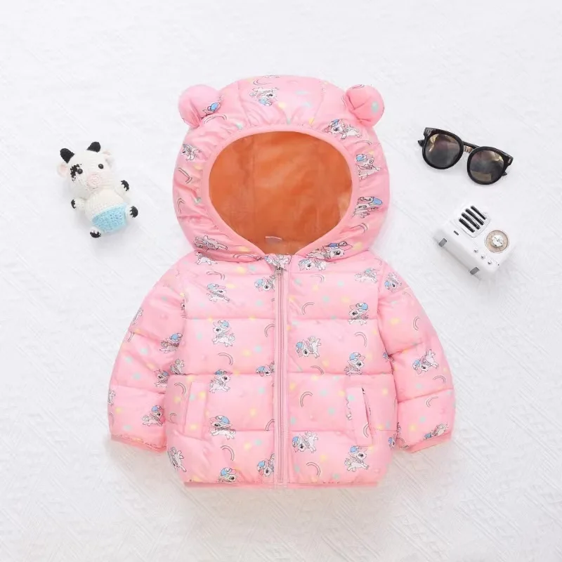 Abrigo acolchado con capucha para niños – Chaqueta de dibujos animados - imagen 3