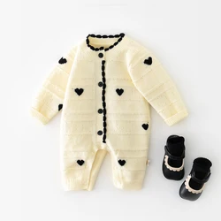 Monos de punto con corazón para niña – Basic Colors
