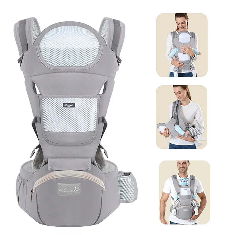 Portabebés ergonómico para bebé, taburete de cintura multifuncional para recién nacido a niño, multiusos antes y después, accesorios para bolsa de canguro