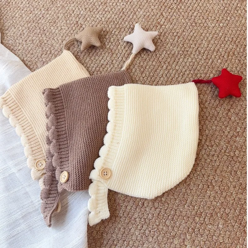 Gorro de punto con orejeras para bebé – Estrella primavera - imagen 2