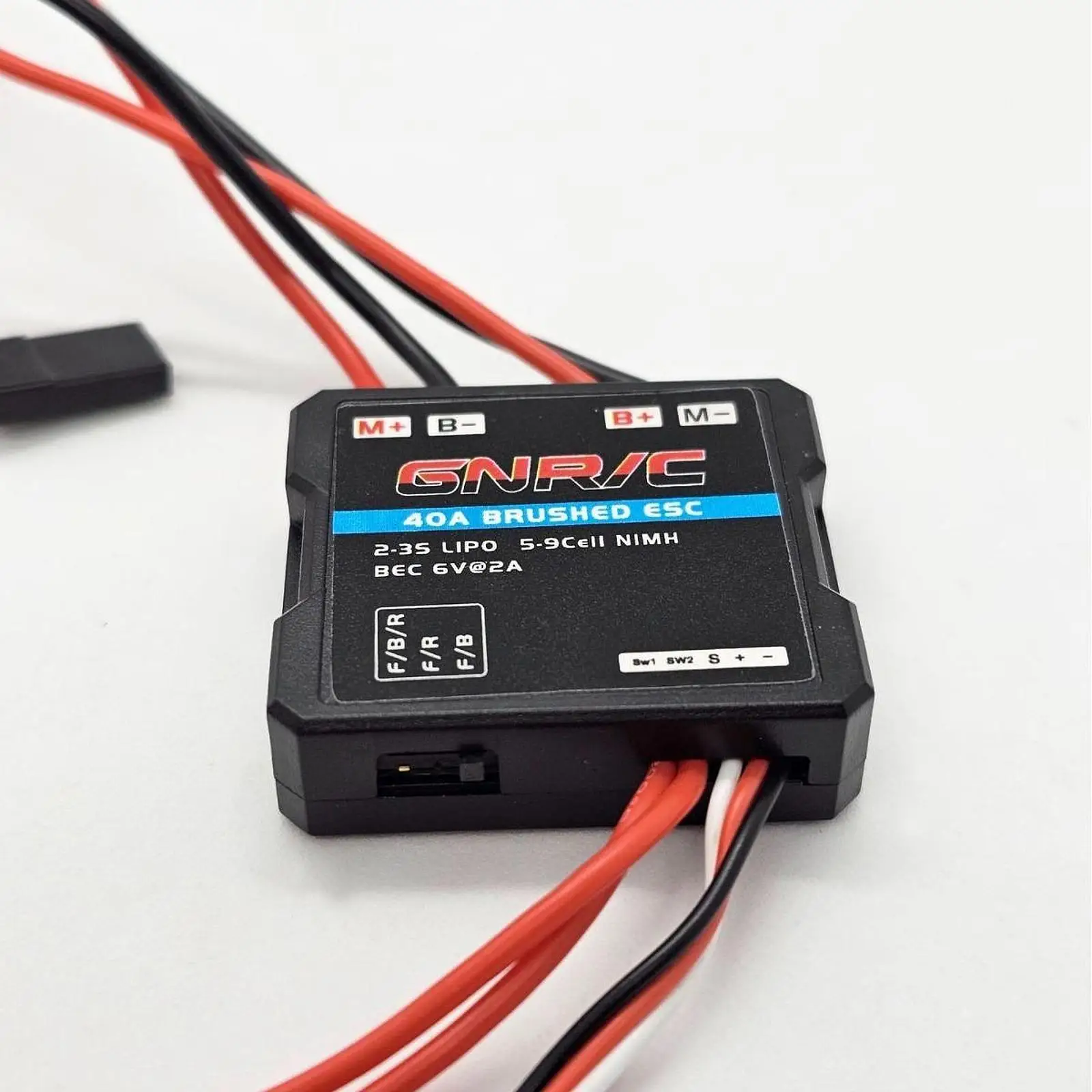 RC Car Brushed ESC 40A Brushed Electric Speeds Controller Waterproof Accs Spare Parts for 1/10 1/12 RC Crawler Model Vehicles