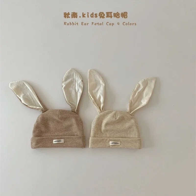 Nuevo sombrero para bebé, bonito conejito, jersey para bebé recién nacido, sombrero para neumático, venta al por mayor, accesorios para niños, sombreros para niños, gorra - imagen 2