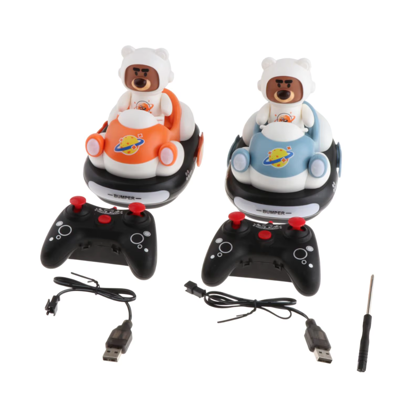 2Pcs Remote Control Cars RC Cars Set Party Favor with Light and Sound Cartoon RC 2Pcs Remote Control Cars RC Cars Set Party Favor with Light and Sound Cartoon RC