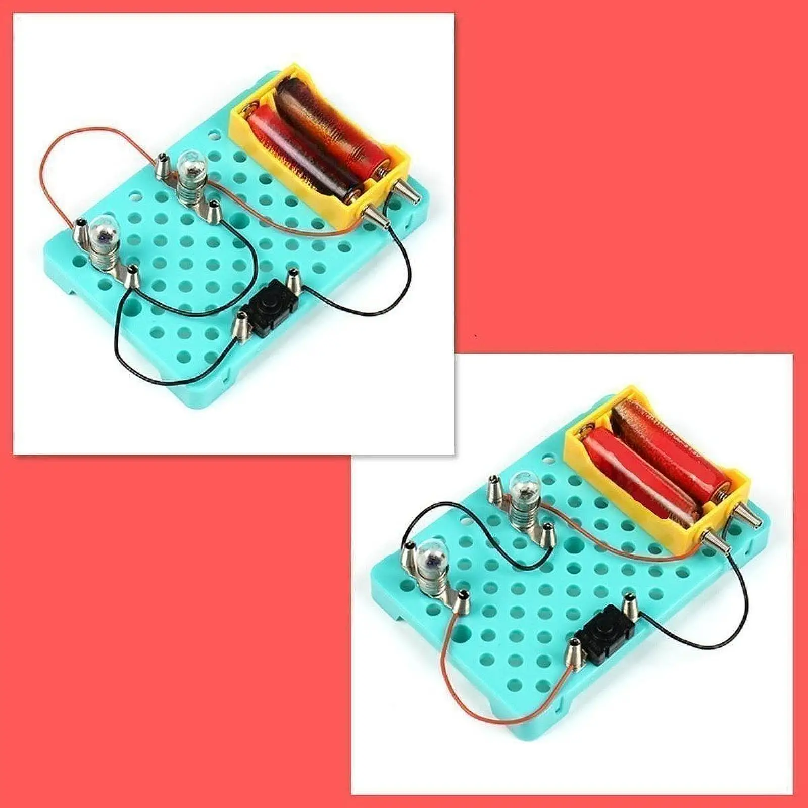Experiment of Circuit Toy Kit Easy to Assemble Easy to Use Hands-on Ability Toy Science Kits for Teaching Classroom Children